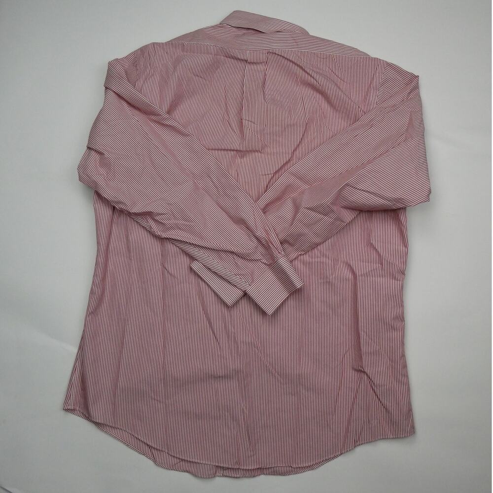 NEW Brooks Brothers Regent Dress Shirt, red stripe, Size 16 1/2 34 - Picture 2 of 2